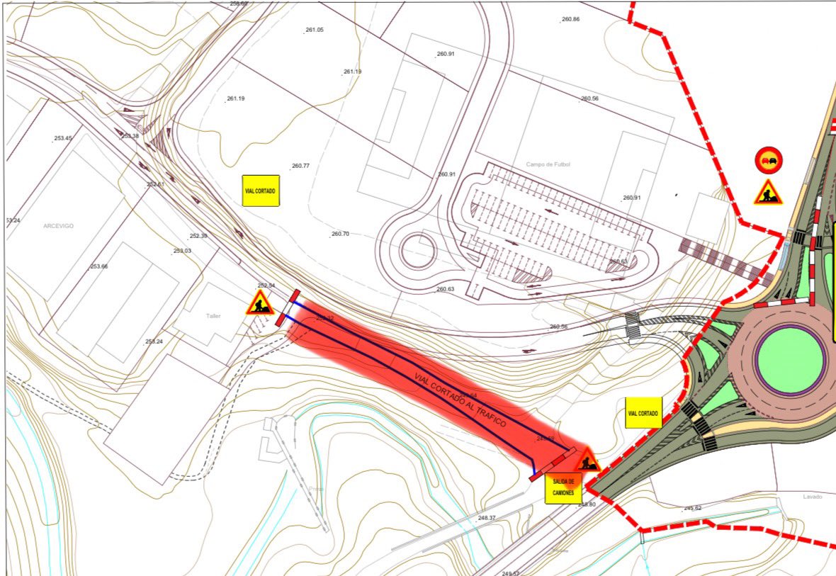 apasaxe's tweet photo. IMPORTANTE!!‼️🚨
Desde mañana  estará cortado el tramo del vial Outeiro do Ferro- conexión PO331 sentido @viladeGONDOMAR  por obras de urbanización de la Fase 1 del PI A PASAXE.

El acceso al vial Outeiro do Ferro será desde la rotonda superior de la PO-330 https://t.co/KAysb3WCYY