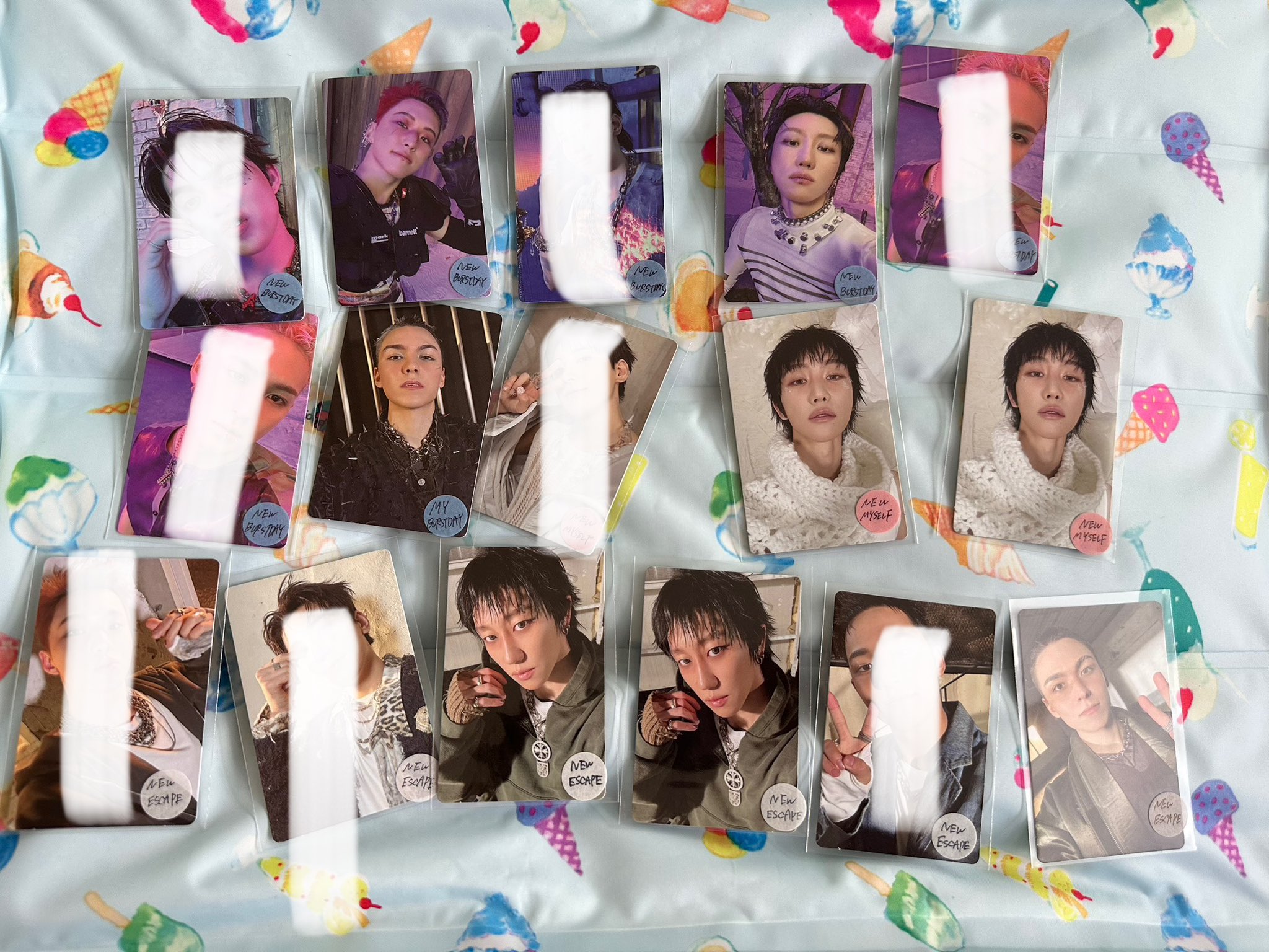 SEVENTEEN セブチ THUNDER DAREDEVIL盤トレカ 48枚 SEVENTEEN セブチ HAPPY BURSTDAY DAREDEVIL盤 ランダムトレカ