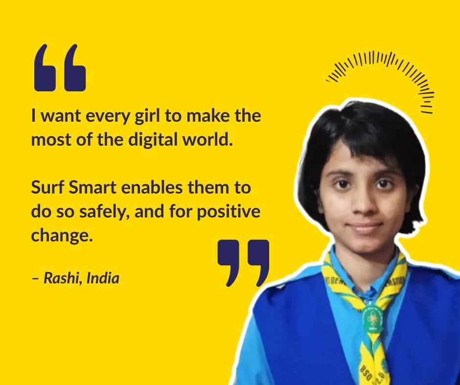 wagggsworld's tweet photo. Happy World Youth Skills Day! 🌍✨
In today’s digital world, having the skills to navigate online spaces safely and confidently is more important than ever — and girls are stepping up as leaders.
Through our award-winning #SurfSmart programme, supported by our amazing partners at @GenDigitalInc, girls and young women across the globe are learning to:
💻 Stay safe online
🧠 Think critically about digital content
🗣️ Speak up against online abuse
💪 Lead with confidence in digital spaces
Together, we are building a future where every girl can thrive, lead, and connect — both online and offline. Let’s celebrate the digital skills shaping the leaders of tomorrow.
#WYSD #WorldYouthSkillsDay #YouthSkills #SurfSmart #WAGGGS #DigitalLeadership #SkillsForLife #GirlsInTheLead
