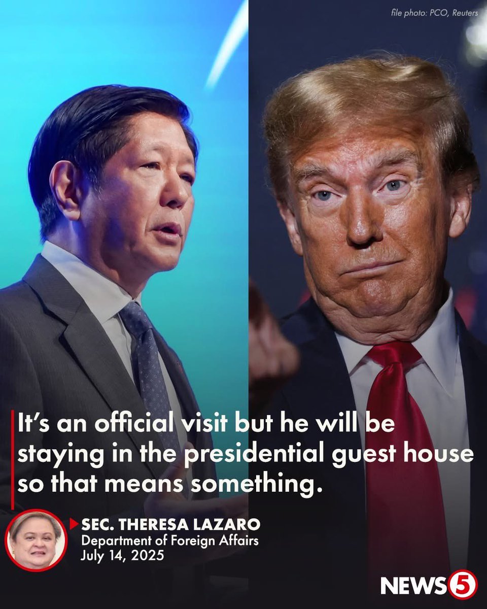 THERE ARE NO COINCIDENCES IN POLITICS

- Marcos Jr spox tags police report involving wife Liza "fake news"

- DFA Sec says Marcos Jr's US trip "means something"

“In politics, nothing happens by accident. If it happens, you can bet it was planned that way.” –Franklin D. Roosevelt