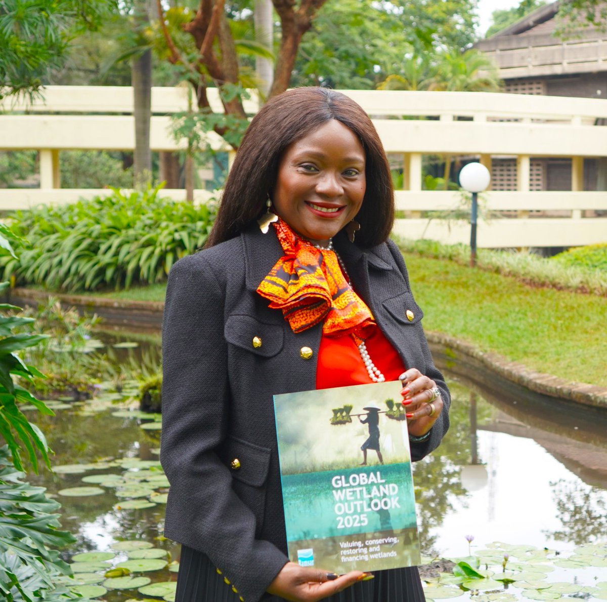 Dr <a href="/MumbaMusondam/">Dr. Musonda Xoliswa Mumba</a> <a href="/RamsarConv/">Convention on Wetlands</a> SG says Launch of the #GlobalWetlandOutlook comes at a time when there is urgency, the need for clarity. In a world, there is so much information and people get overwhelmed. This report is not here to overwhelm you. It's illuminating. #GWO2025