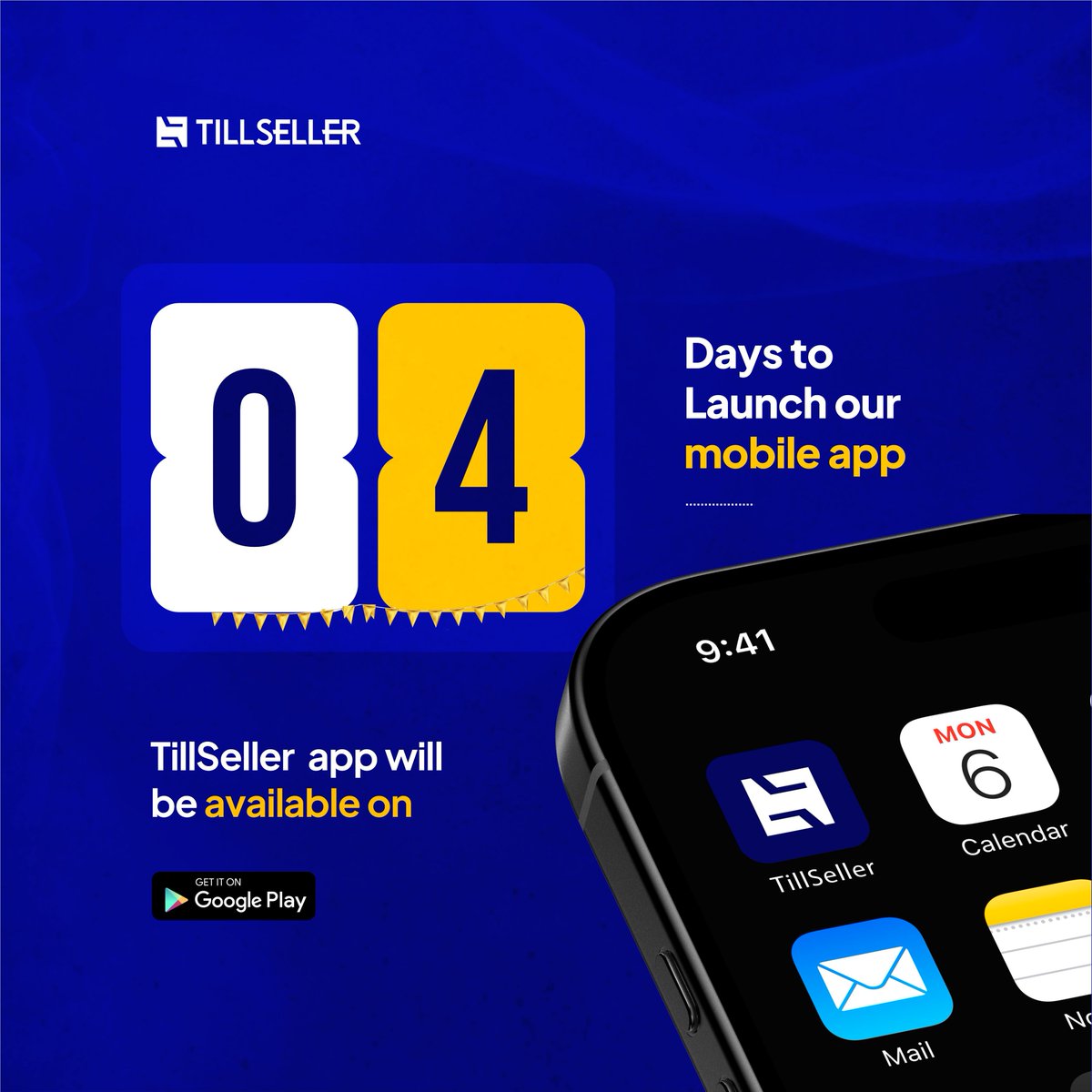 till_seller's tweet image. TillSeller lands on Google Play in just 4 DAYS! Here’s what’s coming your way:
• 📋 Real-time stock tracking
• 💸 Quick, seamless checkout
• 📈 Actionable sales analytics
Ready to transform your retail game? Stay tuned for the download link!
#TillSeller #InventoryMadeEasy…