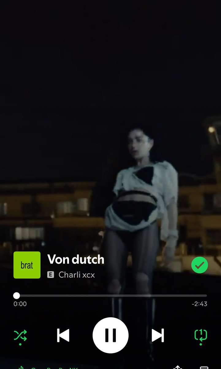 natokast's tweet image. I missed brat summer but this Von Dutch song is an all-time banger