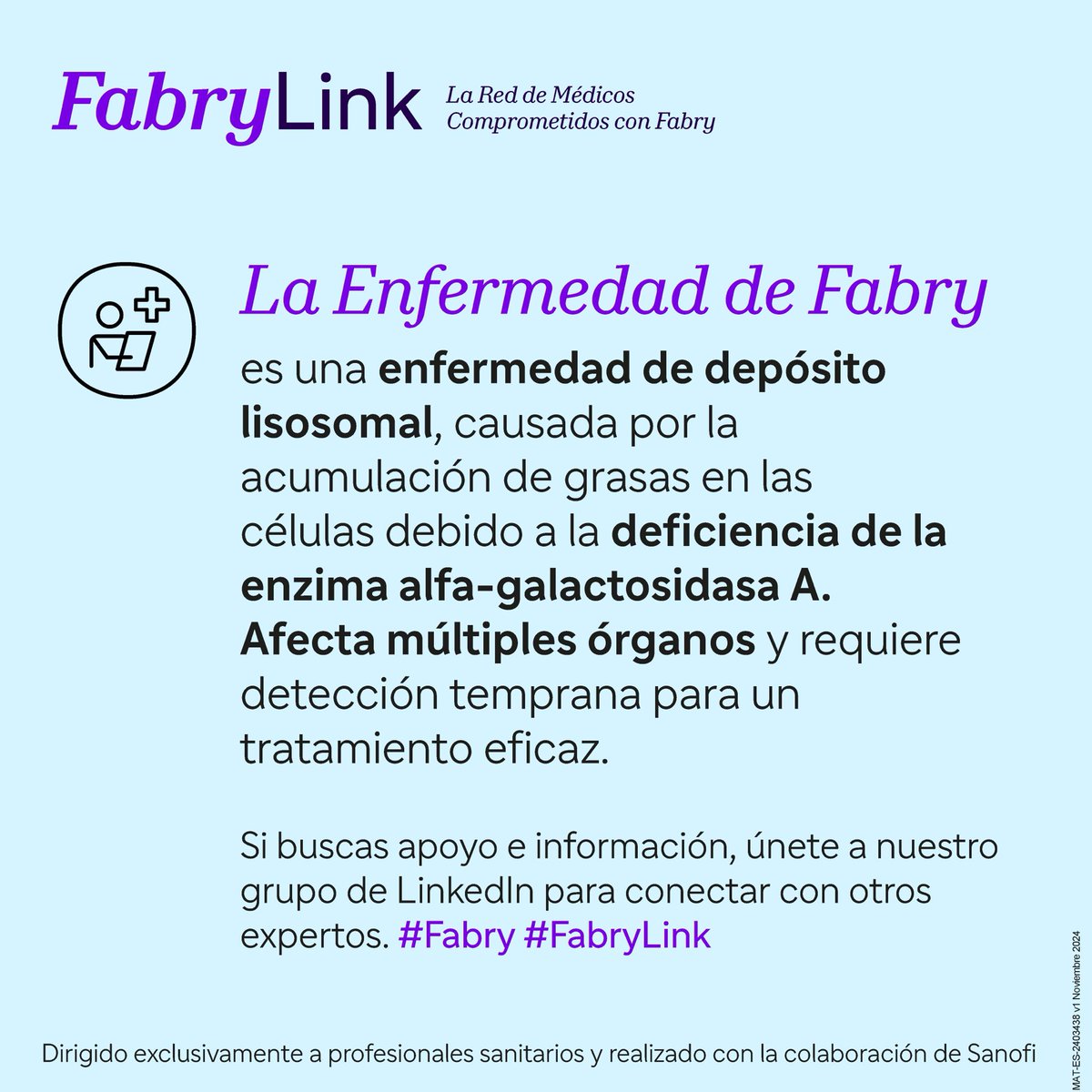 rbarvil's tweet image. Enlace a FabryLink 👉linkedin.com/groups/1312798…
#Fabry #FabryLink #RedFabry