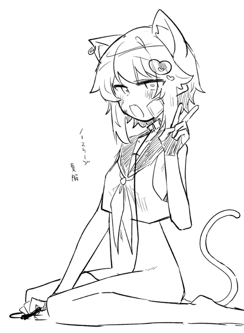 ネアちゃん落書き
オリキャラ描くのは楽しいね 