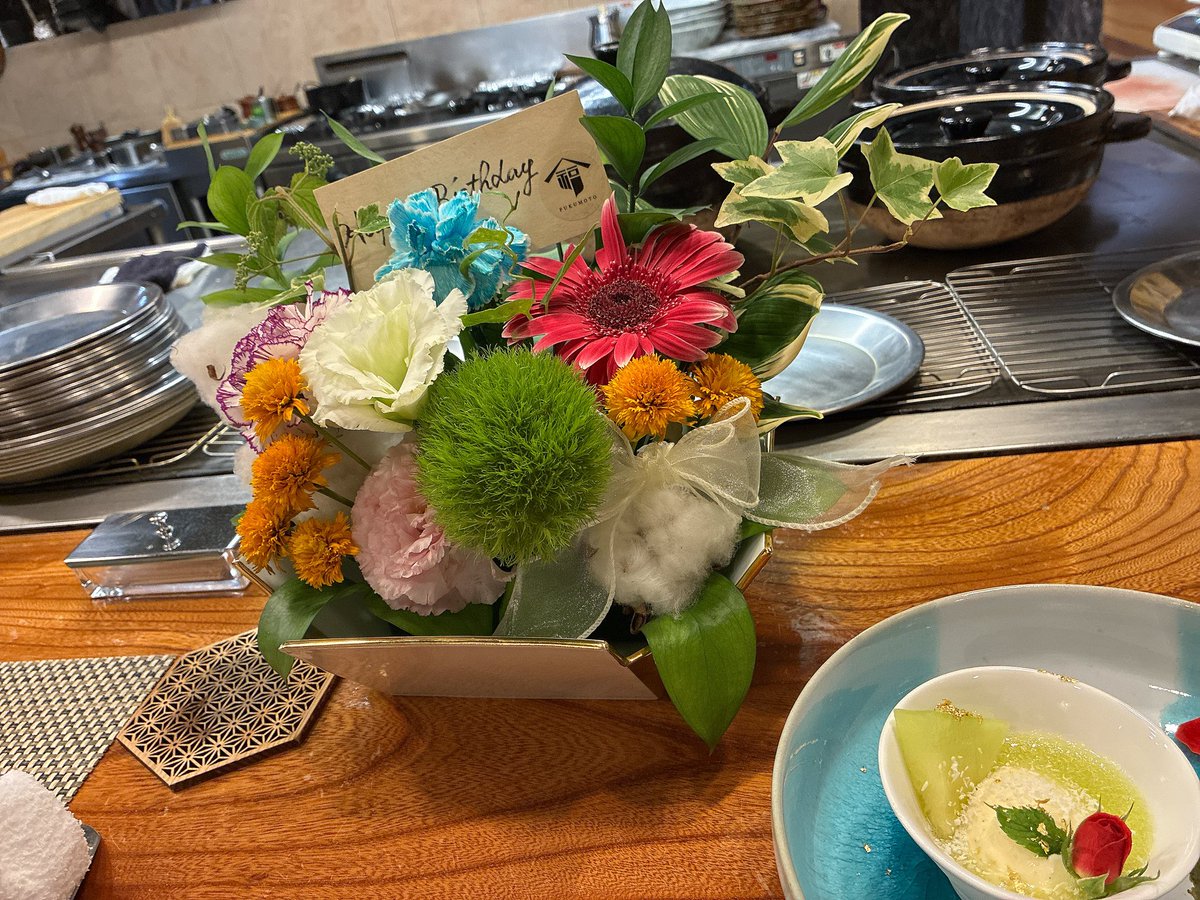 MoMasahiro's tweet photo. バースデーディナーいただきました https://t.co/KrBbtiB92G