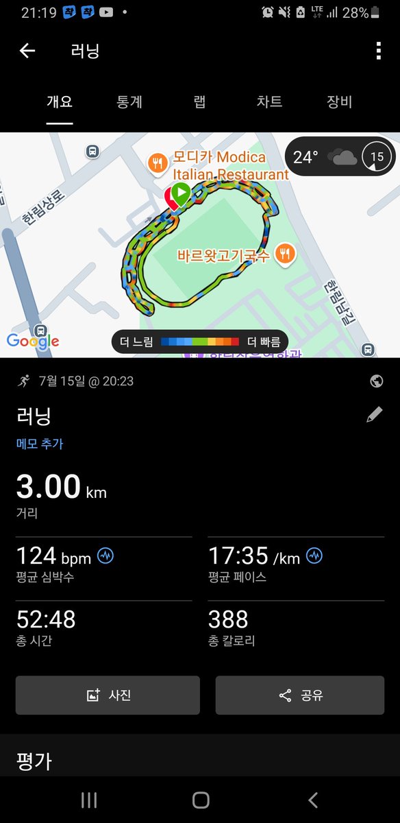 a01030603196's tweet image. I'm running for Elon Musk's health.
날짜ㅡ2025년 7월 15일 화요일
장소ㅡ제주시 한림종합운동장
달린 시간ㅡ00시간 49분
달린 거리ㅡ10,000미터(25바퀴)
계단운동ㅡ3,000미터(00시간52분)
달리기하러 나가기 직전에
국가대표 축구경기가 있는 걸 알고 순간
멈칫 했다
오늘은 쉬고 축구나…