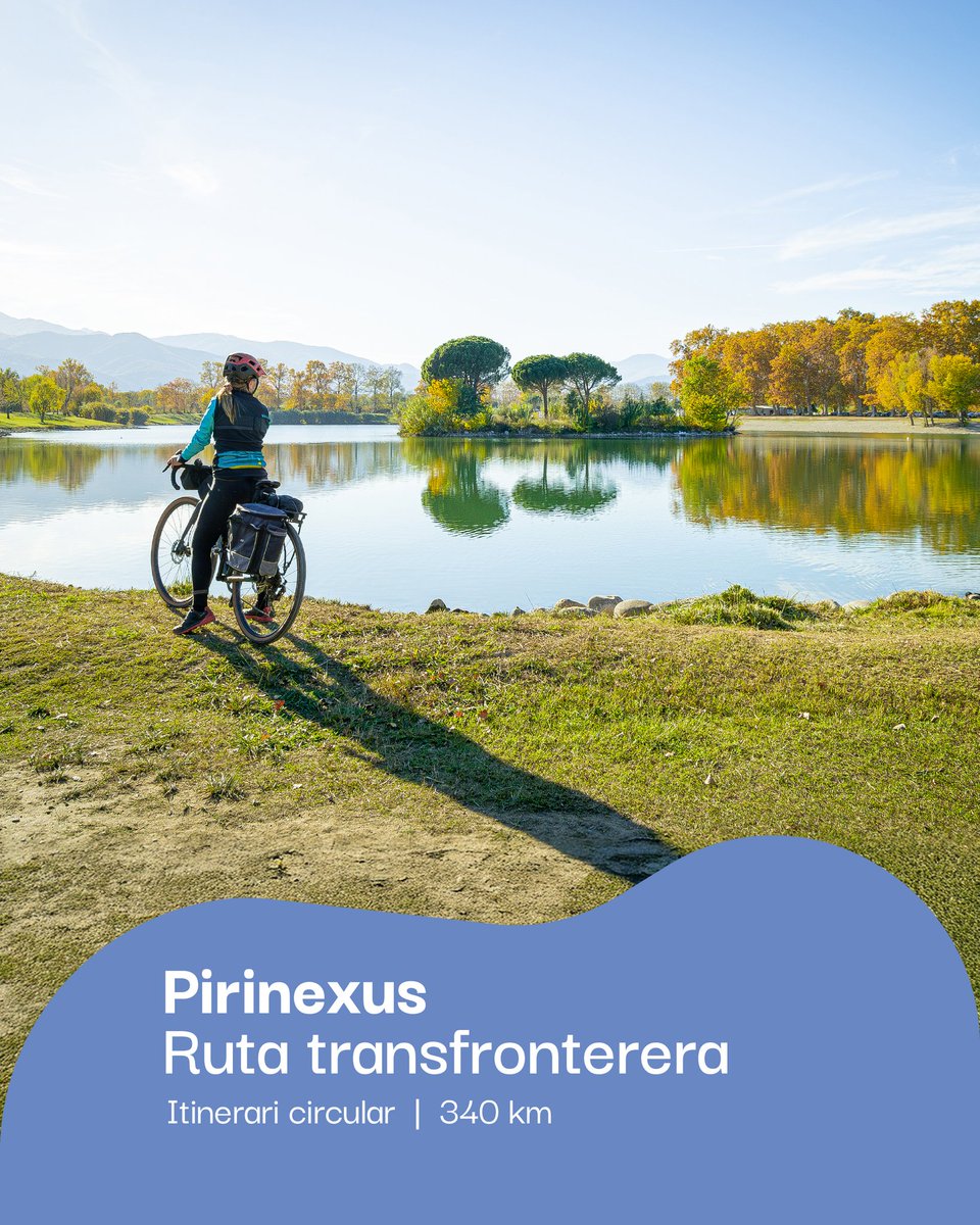 ecoviesgi's tweet image. 🚵🏻♀️ Et proposem una aventura ciclista única: 340 km de ruta circular entre els Pirineus i la Costa Brava, on podràs creuar la frontera i pedalar per terres franceses.
Vine a descobrir la #Pirinexus al teu ritme! #EcoviesGi
🔗 tinyurl.com/4r6a995k