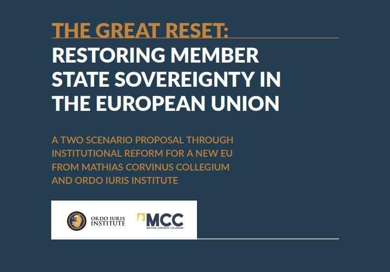 OrdoIuris_Int's tweet image. "Thank you for taking the time to send me The Great Reset: Restoring Member State Sovereignty in the European Union. I greatly appreciate your effort in keeping us informed and updated by your collaboration between @OrdoIuris and @MCC_Budapest.
I would also like to take this…