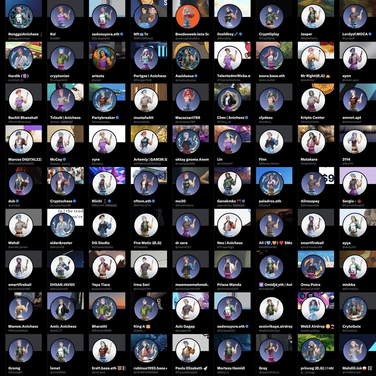 2nd Proof-of-Ethernals snapshot COMPLETE.
Zoom out. The army just grew.
Switch that PFP, claim your square. ♟️