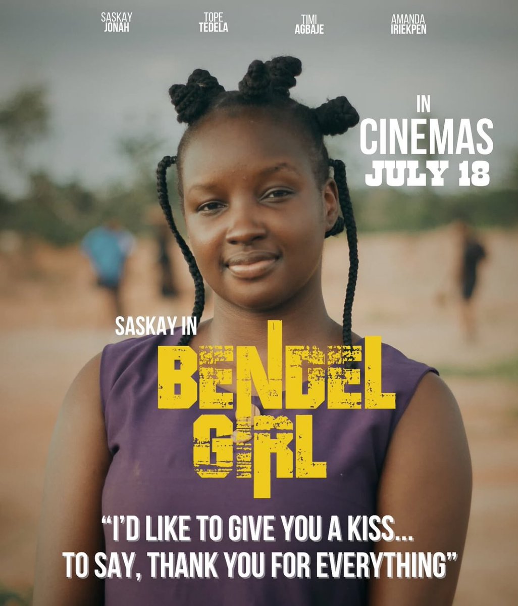 Shockng's tweet image. 🟢⚡️Box Office: A 1985 flashback meets 2024 reality in this hot new nollywood title with Saskay Jonah as leading actress
shockng.com/big-brother-pr…
From BBNaija Producer Gbenga Kayode comes “Bendel Girl” in cinemas this July
Tap Link For More