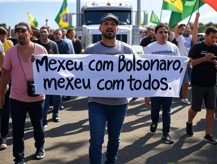 SOMOS TODOS BOLSONARO. 
SE PRENDER VAI TER BRIGA.
🫵🤛🇧🇷🇮🇱🇺🇸🫵🤛