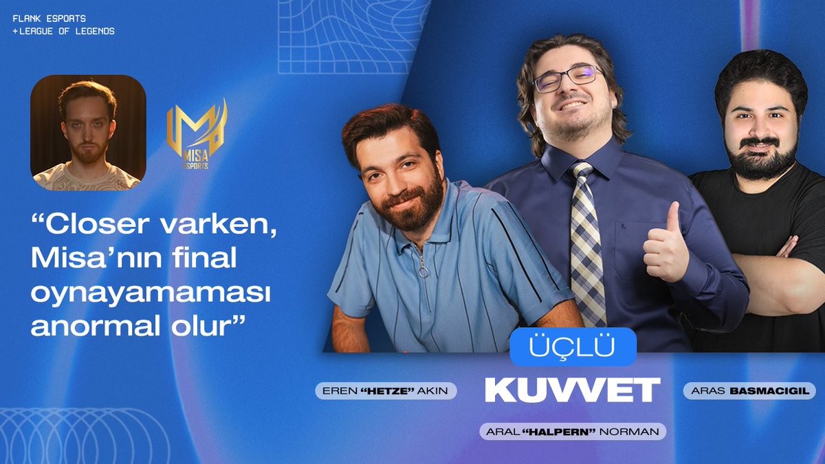 Üçlü Kuvvet'in yeni bölümü sizlerle! 🔥

🏆 MSI'da Şampiyon Gen.G
🔻 LEC'nin Çöküşü
🔎 TCL Yaz Mevsimi Kadroları

İzlemek için: youtu.be/CLz9MsM9LXA