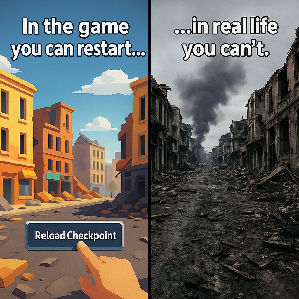 REFERENDUM (@referendum_app) on Twitter photo 🎮 66 % <a href="/referendum_app/">REFERENDUM</a> users say we’re living in a simulation.
Maybe that’s why real-world cruelty feels so easy—when you believe there’s a “Load last save” button, it’s simpler to shoot than to care.
What do you think? 👇
go-referendum.com/p/672e45635969… 🎮 66 % <a href="/referendum_app/">REFERENDUM</a> users say we’re living in a simulation.
Maybe that’s why real-world cruelty feels so easy—when you believe there’s a “Load last save” button, it’s simpler to shoot than to care.
What do you think? 👇
go-referendum.com/p/672e45635969…