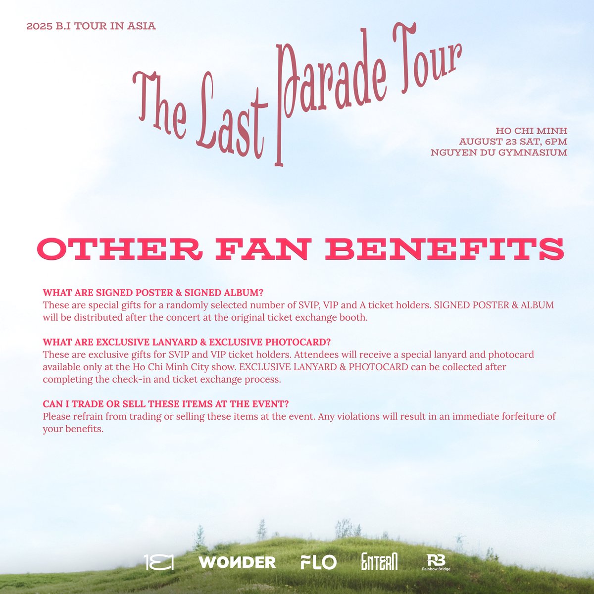 ENTERAMUSICFEST's tweet photo. FAN BENEFITS DECODED FOR YโALL
If you havenโt figured out all the fan benefits yet, save this post now โ and if you're still unsure, drop a comment below!
#BI #๋น์์ด #131LABEL #2025BITOUR #THELASTPARADE
#2025THELASTPARADETOURINHOCHIMINH #wondercoltd #ENTERA https://t.co/U0G6bcJ7uT