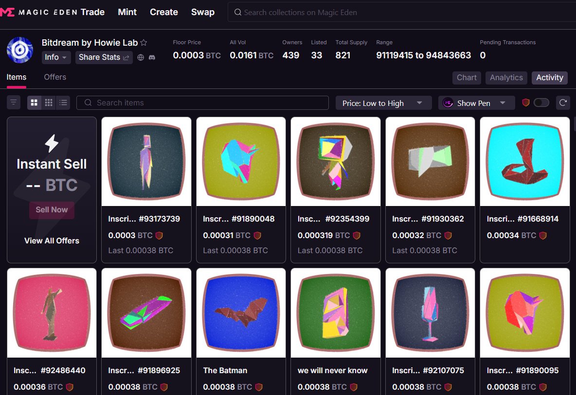 Inscription133's tweet image. While you're celebrating ordinals surpassing 100,000,000 don’t forget there is a collection called Bitdream—its grandparent is the earliest 514th inscription, the floor is only $30