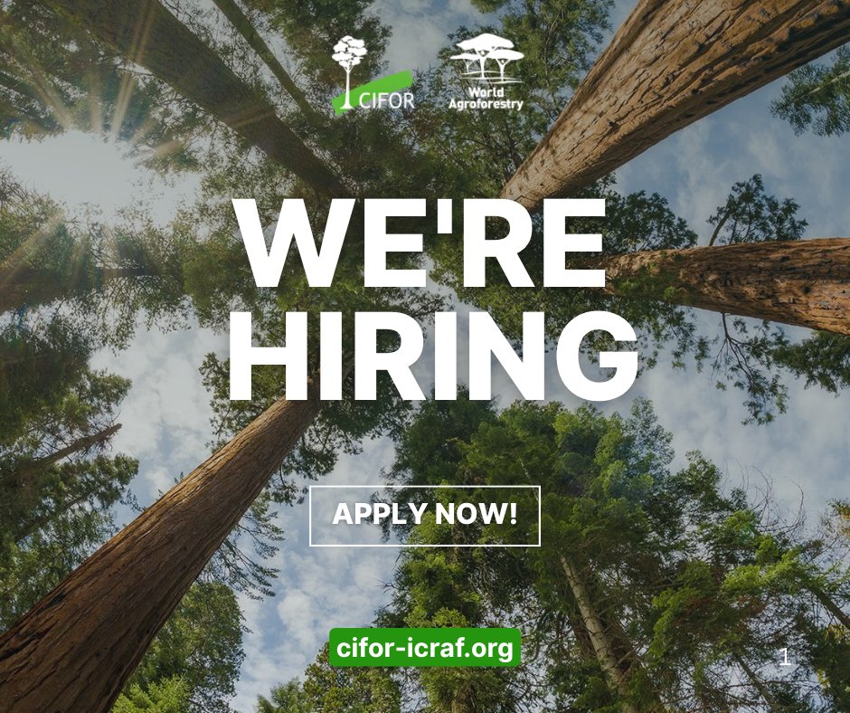 📢We're #hiring!

Check out these open roles across Africa, Asia, &amp; Europe.

• Senior Finance Officer – Grants
• Finance Officer – Grants
• Socio-economics Technician
• Sustainable Investment for Climate &amp; Nature Lead
• Associate Scientist

Apply:➡️bit.ly/3U5DDZS
