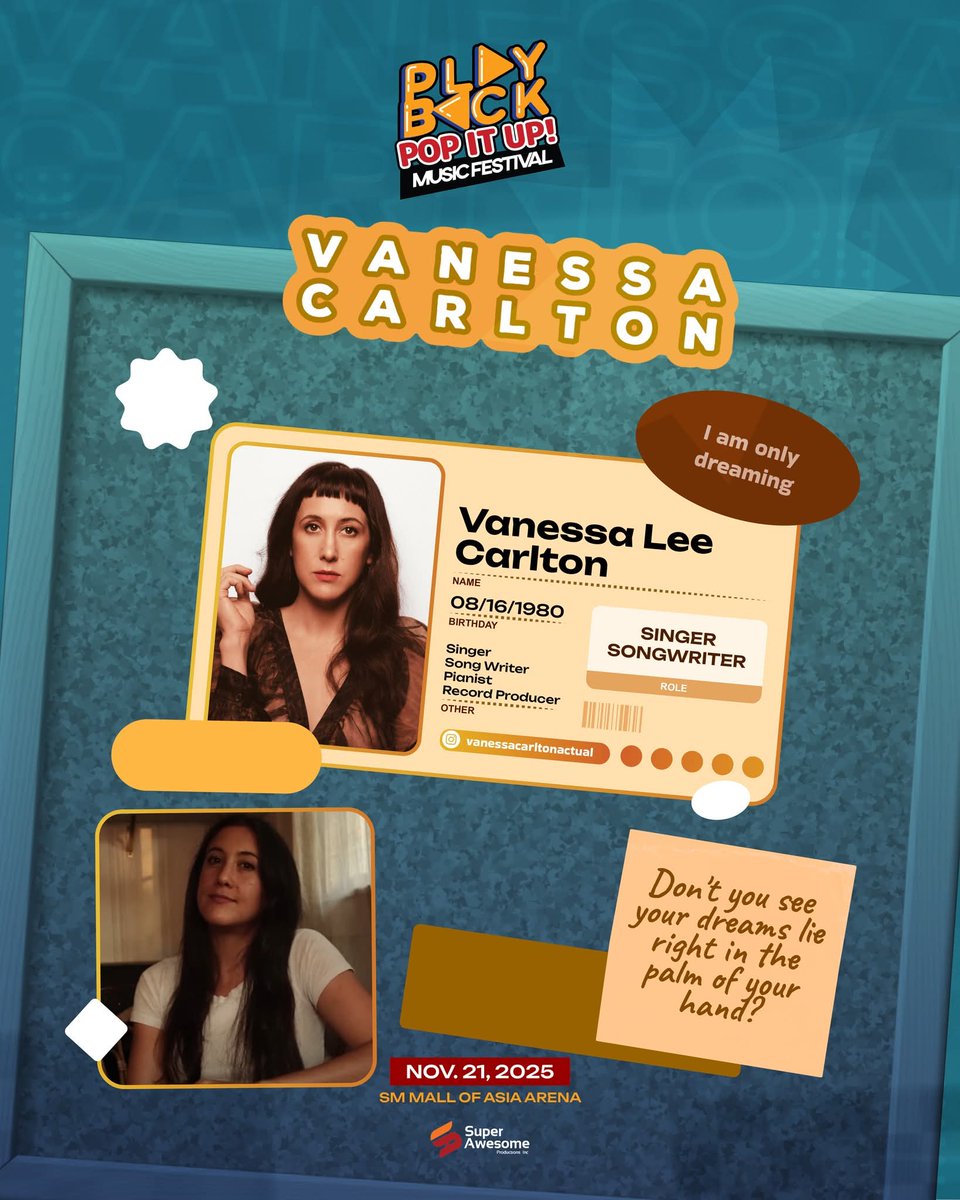 playback_fest's tweet image. Get to know the icons behind the hits!

From soaring vocals to unforgettable stage presence, Blue, Vanessa Carlton, and David Archuleta each bring their own magic to the Playback Pop It Up stage!

Sing with them together this November 21! Tickets at smtickets.com/events/view/14…