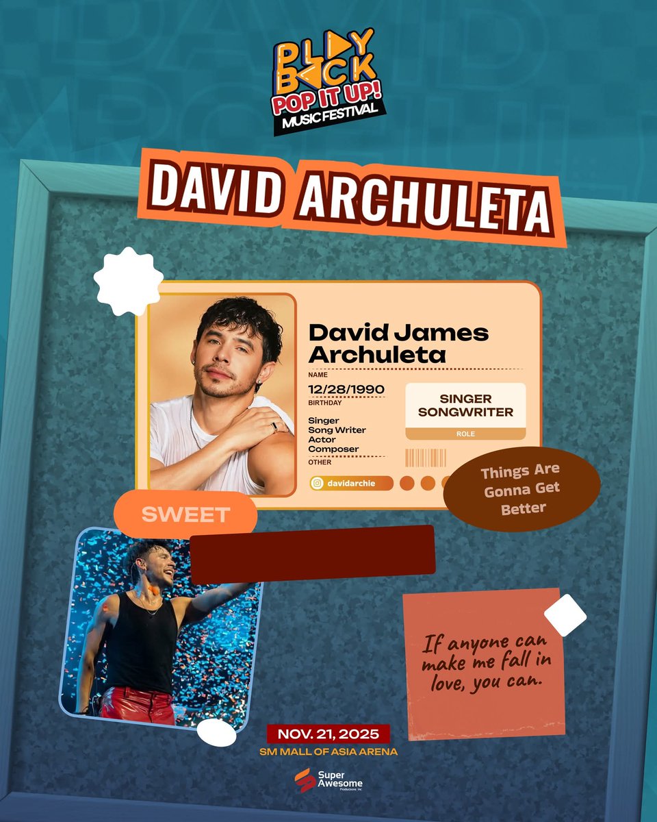 playback_fest's tweet image. Get to know the icons behind the hits!

From soaring vocals to unforgettable stage presence, Blue, Vanessa Carlton, and David Archuleta each bring their own magic to the Playback Pop It Up stage!

Sing with them together this November 21! Tickets at smtickets.com/events/view/14…