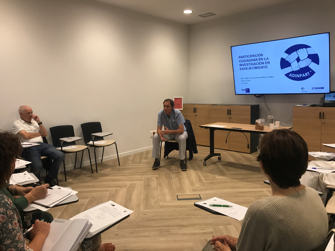 Biogipuzkoa (@biogipuzkoa) on Twitter photo 💬 Hoy hemos realizado el 3er encuentro científico-ciudadano, dentro de #Adinpart , en el edificio EKINN de <a href="/FomentoSS/">Donostia Sustapena - Fomento San Sebastián</a>. Ander Matheu, responsable de la estrategia en envejecimiento, y miembros de Nagusilan y <a href="/AubixaF/">Aubixa Fundazioa</a> han dialogado en buen ambiente sobre envejecimiento saludable 💬 Hoy hemos realizado el 3er encuentro científico-ciudadano, dentro de #Adinpart , en el edificio EKINN de <a href="/FomentoSS/">Donostia Sustapena - Fomento San Sebastián</a>. Ander Matheu, responsable de la estrategia en envejecimiento, y miembros de Nagusilan y <a href="/AubixaF/">Aubixa Fundazioa</a> han dialogado en buen ambiente sobre envejecimiento saludable