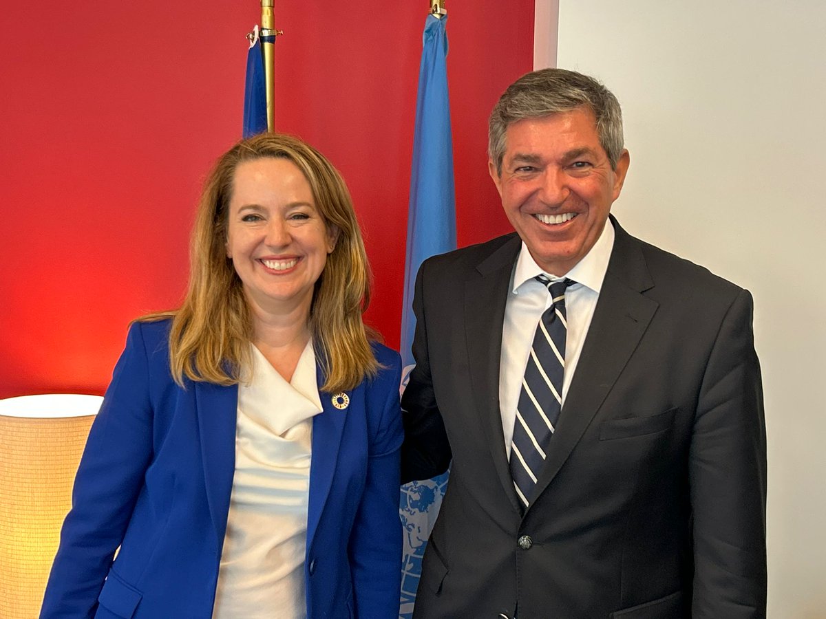 IOMchief's tweet image. Grateful for powerful exchanges this week with the EU and Denmark in New York.
Together, we're driving people-centered migration governance, grounded in rights, rooted in solidarity, and backed by flexible, forward-looking support.
Real solutions. Shared values.