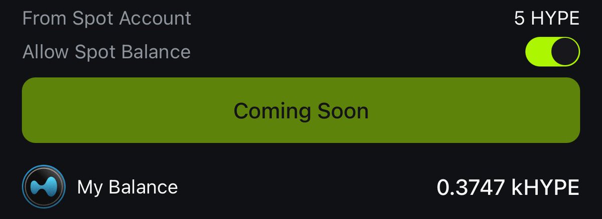 Stake with <a href="/kinetiq_xyz/">Kinetiq</a> from your spot account with one click. Coming soon.

Supercexy