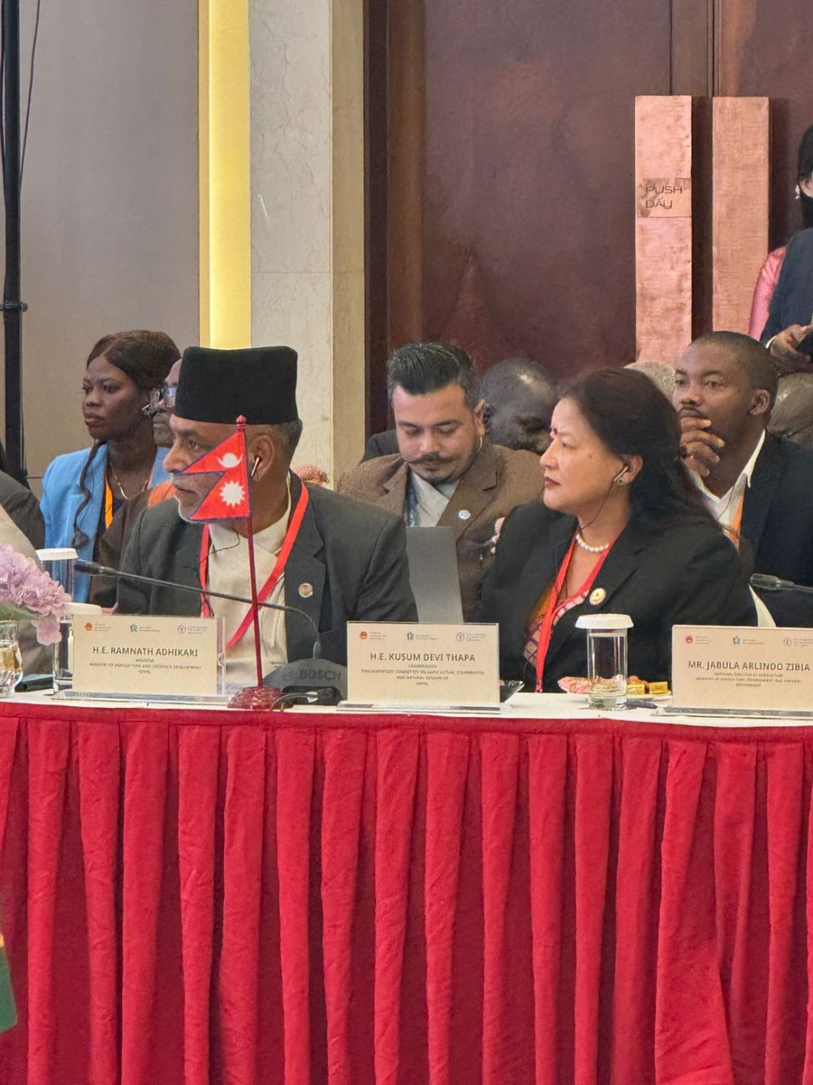 FAONepal's tweet image. Nepal participated at the High-Level Interregional Dialogue on FAO’s One Country One Priority Product (OCOP) initiative held in Viet Nam, proudly highlighting large cardamom—Nepal’s flagship OCOP product with global market potential and local livelihood significance.
#OCOP #FAO