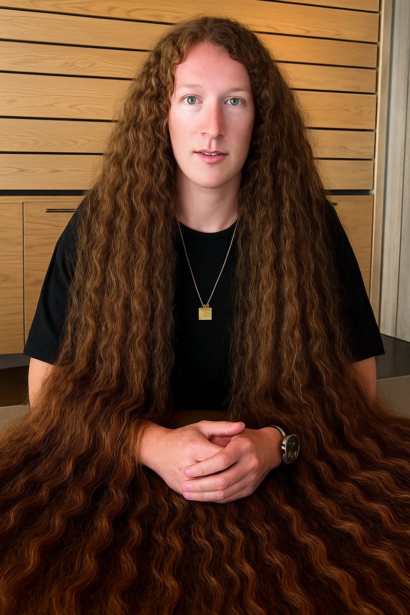 HE IS SPENDING HIS BILLIONS ALL ON SHAMPOO NOW