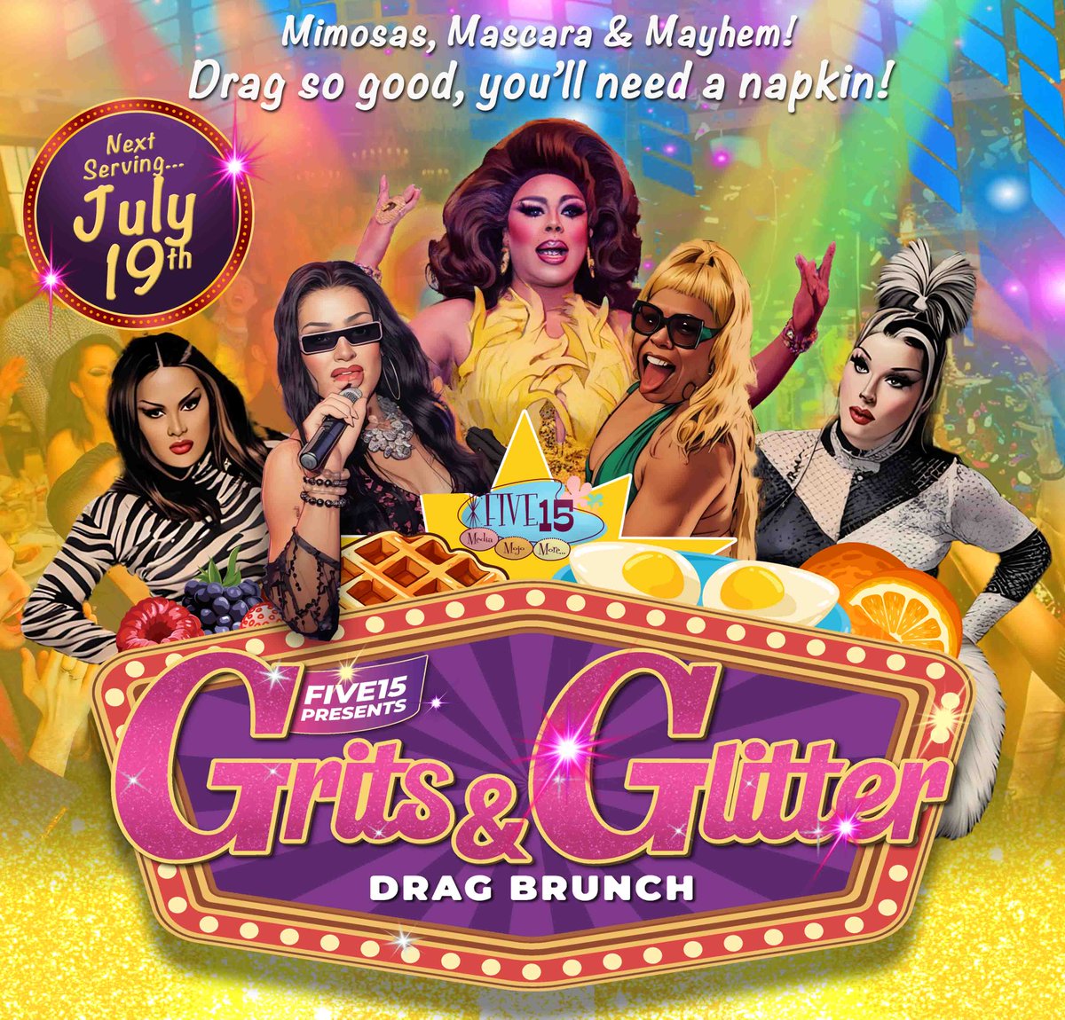 Five15royaloak's tweet image. Grits, Glitter &amp;amp; Glam – July at FIVE15 Has It All - mailchi.mp/five15/its-a-d…