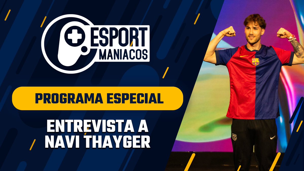 ESPORTMANÍACOS (@esportmaniacos) on Twitter photo 🔥 ¡Hoy tenemos un programa BOMBA con EL NUEVO FICHAJE ESPAÑOL EN LA LEC!
De campeón de España con el Barça Esports a NAVI: hoy tendremos el placer de entrevistar a <a href="/Thayger_/">NAVI Thayger</a>
¡Nos vemos a las 15h en nuestro canal! 👇
<a href="/DefNotJordi/">Jordi LMK</a>
<a href="/NKharasu/">Kharasu</a>
<a href="/ToadAmarillo/">LYON Toad</a>
<a href="/Buckstrike/">Buckstrike</a> 🔥 ¡Hoy tenemos un programa BOMBA con EL NUEVO FICHAJE ESPAÑOL EN LA LEC!
De campeón de España con el Barça Esports a NAVI: hoy tendremos el placer de entrevistar a <a href="/Thayger_/">NAVI Thayger</a>
¡Nos vemos a las 15h en nuestro canal! 👇
<a href="/DefNotJordi/">Jordi LMK</a>
<a href="/NKharasu/">Kharasu</a>
<a href="/ToadAmarillo/">LYON Toad</a>
<a href="/Buckstrike/">Buckstrike</a>