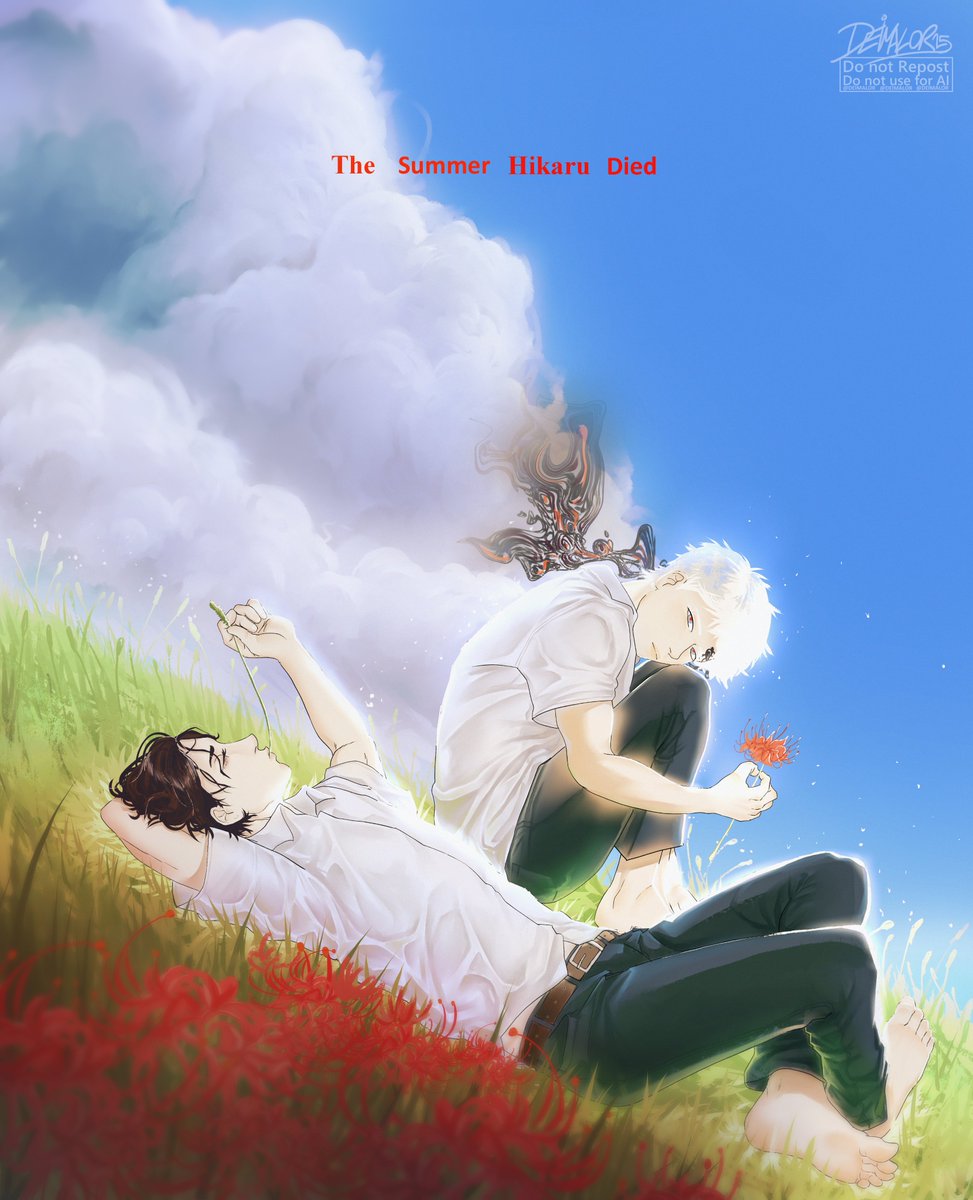 Finally finished my Hikaru painting hehe
#thesummerhikarudied #fanart #art