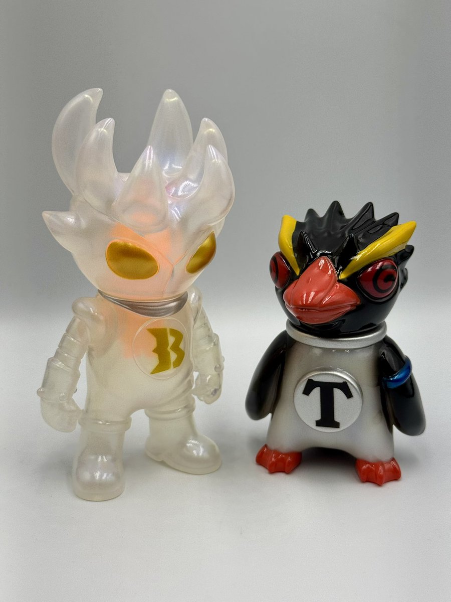 nine_tailed0717's tweet image. 大分遅いデザフェス61戦利品②
ペインターネットさんのバッカルマンとトビーくんです☺️
バッカルコーンが元々好きだったので迷わずお迎えしたのと、やっぱり相棒はセットでお迎えしますよね😏
トビーくんの目はぐるぐるを選びました!