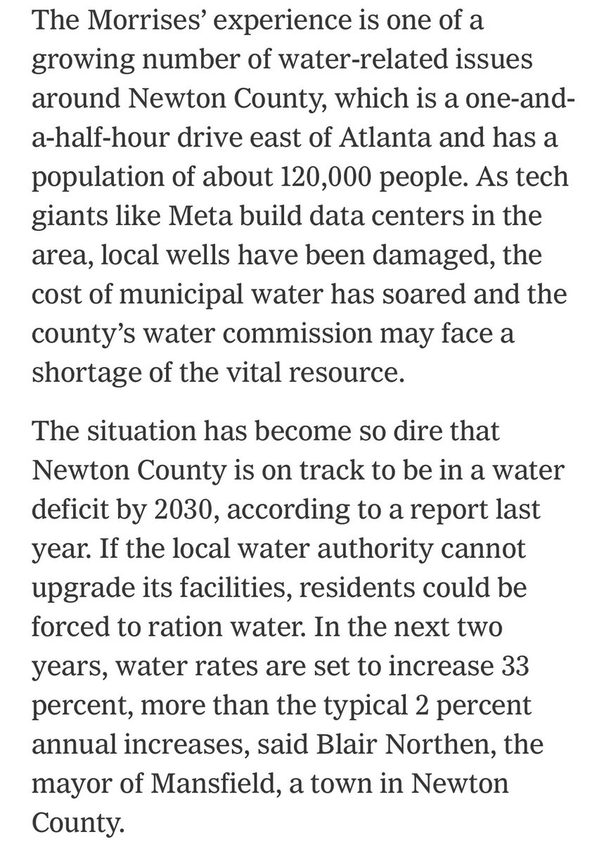 I guess it turns out all those Zoomers shaming people using AI because of its water usage and ecosystem damage were pretty much on the money!