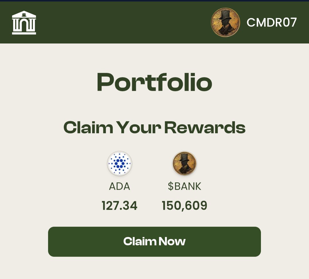 CMDR07 (@cnftagz) on Twitter photo Rewards from <a href="/BankerLabs/">$BANK</a> came in today plus my first rewards from <a href="/hoskilien/">Charles Hoskilien</a> AirNodes Units.
<a href="/angelcoinada/">Angel Finance</a> coming later today as well. The 15th is the day for Cardano rewards. Rewards from <a href="/BankerLabs/">$BANK</a> came in today plus my first rewards from <a href="/hoskilien/">Charles Hoskilien</a> AirNodes Units.
<a href="/angelcoinada/">Angel Finance</a> coming later today as well. The 15th is the day for Cardano rewards.
