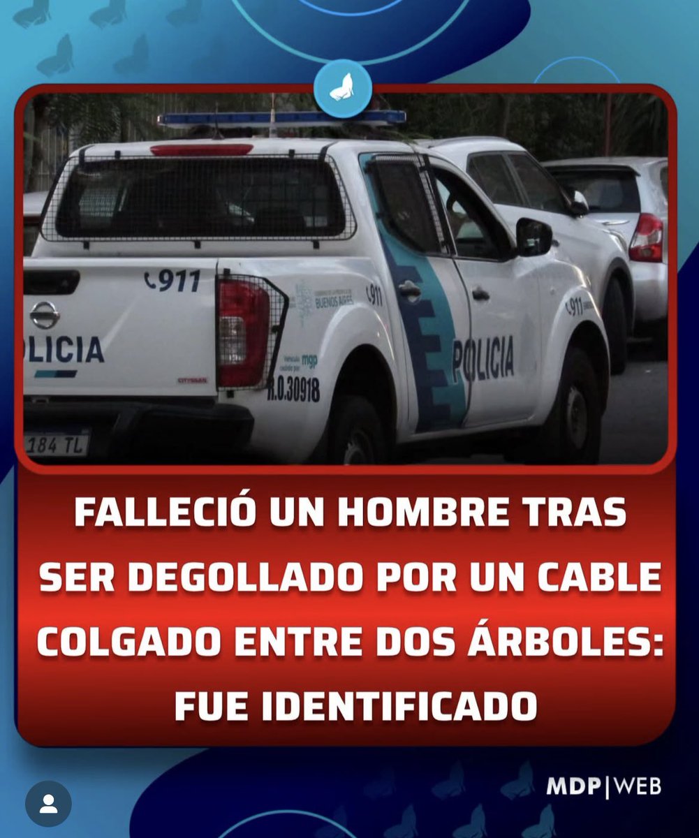 La nueva forma de robar motocicletas consiste en cruzar un cable entre dos árboles para provocar la caída del motociclista o bien degollarlo, como ha ocurrido en Mar del Plata. La pasividad intolerable del Estado ante esta ola de inseguridad obliga a los ciudadanos a que