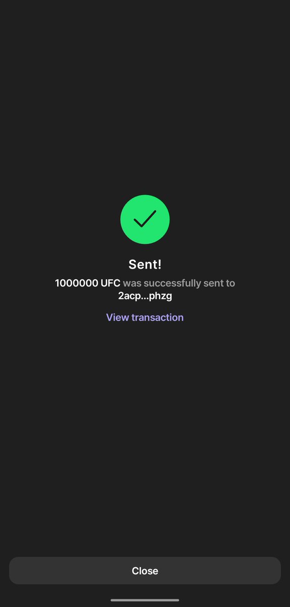 UniFi_UFC_'s tweet photo. @MDising56890 Done ✅👍 check your wallet Now https://t.co/nB3mAsvpms