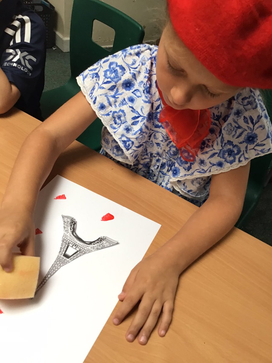 We have started to create our French artwork 💚