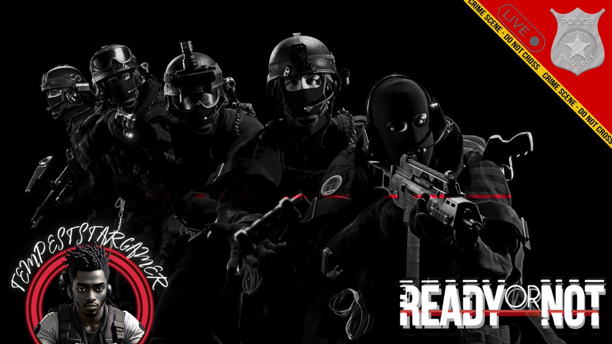 TempestGamer_'s tweet image. The Time has come🚨My first stream as Team Lead in Ready or Not PS5! Wish me luck (or send tactical advice). This could get messy. Expect some intense moments and probably lots of hilarious fails. Today at (8:30pm EST). #ReadyOrNot #LiveStream #TacticalShooter