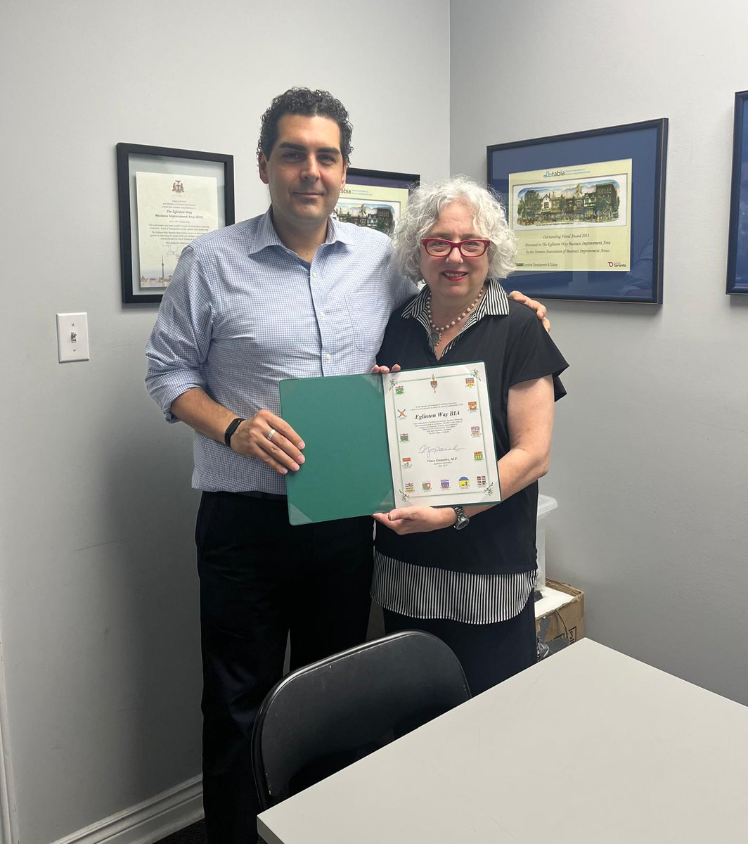 Had a productive meeting with the amazing Eglinton Way BIA team, discussing key issues facing our main streets and local businesses. 

The Eglinton Way BIA represents over 200 businesses. Their passion for local entrepreneurship and building strong communities is needed today
