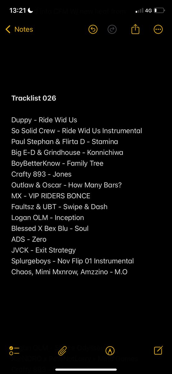 ryz_dj's tweet photo. Part 1 of Tracklist (1st Hour)
π΅: @ArtisticDuppy @FlirtaD @iamgrindhouse @crafty893 #Outlaw @_zolf_ #Faultsz #UBT @LOGAN_OLM @JDefianT @jbeatzmusic @petenotlarry #londonlawz @ecilant_xyz @chowermusic @JusRival @iamblizzard @tiatalks_tv & more!
Link: https://t.co/UAfCG58vHg https://t.co/EWej6cKpt8