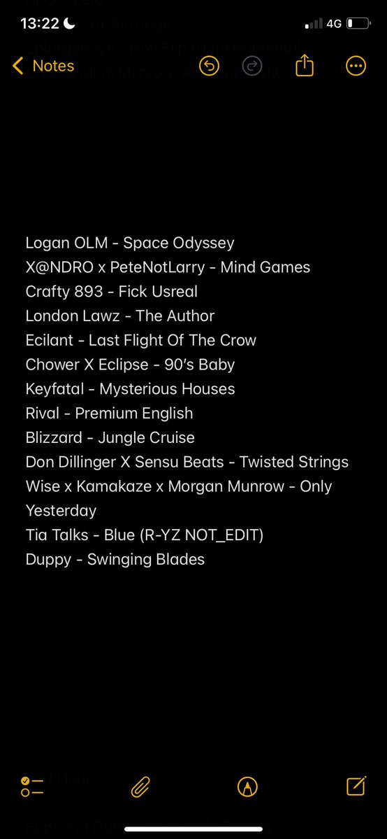 Part 1 of Tracklist (1st Hour) 

🎵: <a href="/ArtisticDuppy/">B I G W O O S H 💨</a> <a href="/FlirtaD/">Flirta D</a> <a href="/iamgrindhouse/">GRiNDHOUSE</a> <a href="/crafty893/">Crafty 893</a> #Outlaw <a href="/_zolf_/">z/mx 🔻</a> #Faultsz #UBT <a href="/LOGAN_OLM/">LOGAN</a> <a href="/JDefianT/">JVCK - EXIT STRATEGY EP📌🧷</a> <a href="/jbeatzmusic/">J Beatz</a> <a href="/petenotlarry/">Petenildo</a> #londonlawz <a href="/ecilant_xyz/">Ecilant</a> <a href="/chowermusic/">CHOWER</a> <a href="/JusRival/">Jus Rival</a> <a href="/iamblizzard/">Blizzard</a> <a href="/tiatalks_tv/">Tia Talks</a> &amp; more! 

Link: on.soundcloud.com/QWKZ9Do9yg0buA…
