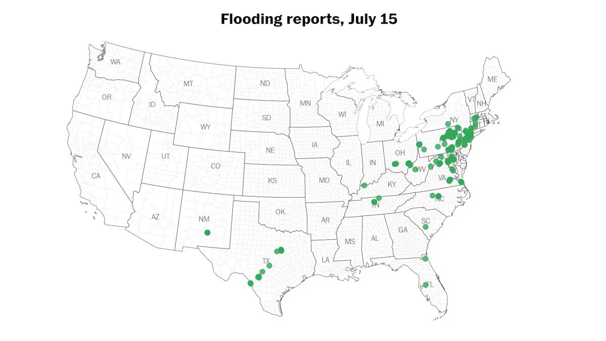 BenDziobek's tweet image. We are in a full-blown crisis.
Over 3 inches of rain per hour fell in parts of New Jersey last night. I’m already hearing that some areas were hit worse than during Hurricane Ida.
This wasn’t a hurricane. It was a thunderstorm.
