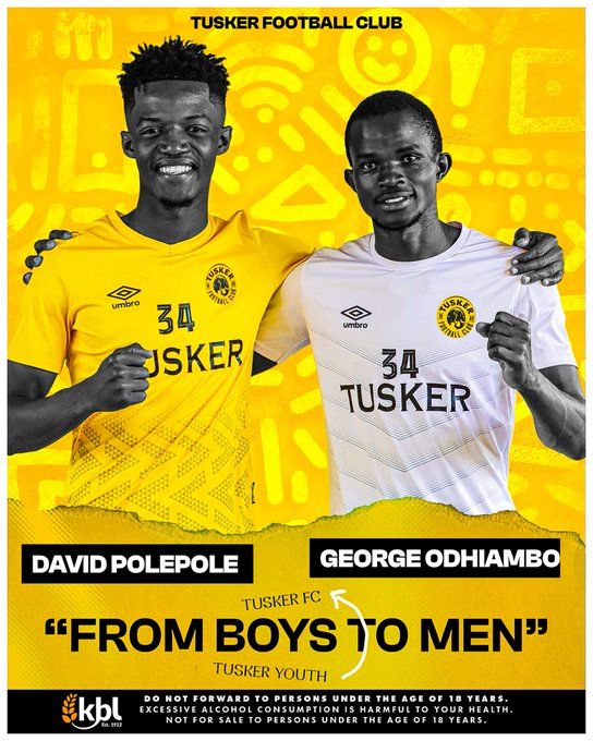 💛🤍OFFICIAL| Tusker FC has announced the promotion of Youth Team Captain George Odhiambo and his assistant David Polepole to the senior team.

#Pepeta #Transfers #FootballKE