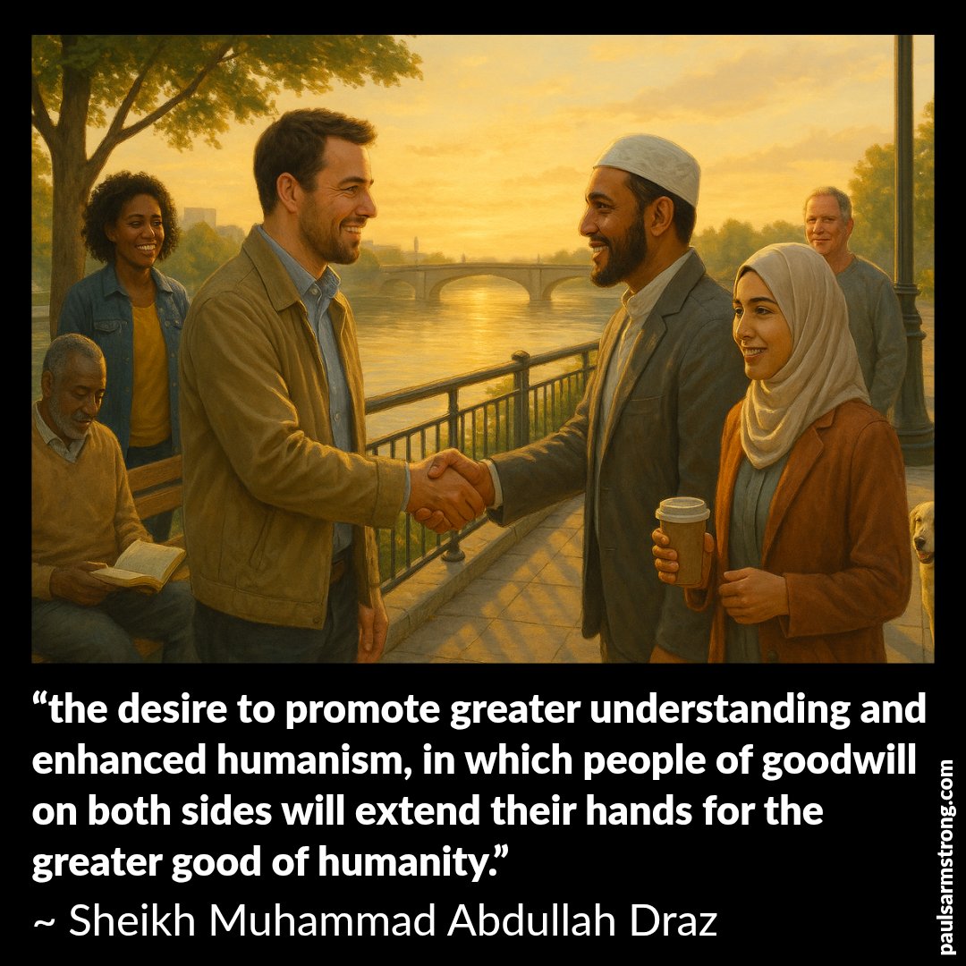 paulsarmstrong's tweet image. 🫱🏾🫲🏻 When people of goodwill reach across their differences, they become architects of peace. 🌉
Every open hand, kind word, and honest effort builds a bridge—not just between two sides, but toward a shared, humane future. 🌍
But bridges are not enough. We must cross them—with…