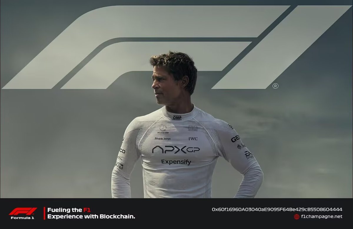 F1电影挺热血刺激的，布莱德彼特是真帅。赛车香槟币 
 $Champagne ，听说这周就要TGE了。
 
今天抽100u，大家一起开香槟热闹热闹~
 
参与步骤很简单：
 
1. 转推一下，再关注@champagnef1x
2. 进群聊聊，群是t.me/Formula1Champa…
3. 评论的时候，把进群的截图附上
 
17号会公布5个幸运儿！