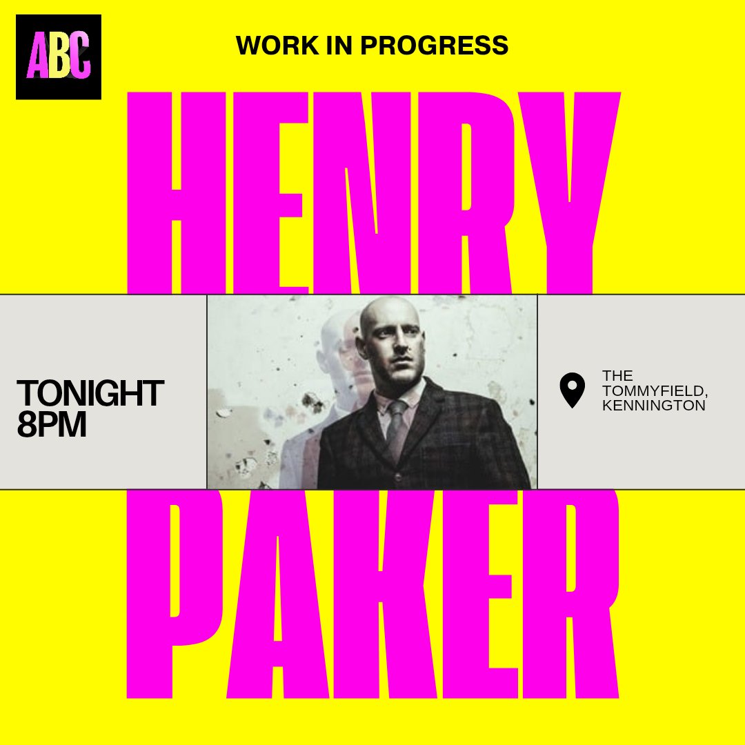 Always Be Comedy (@alwaysbecomedy) on Twitter photo Tonight! 8pm. A work in progress show with the great Henry Paker. 8pm start. Always Be Comedy at The Tommyfield in Kennington. Tickets: alwaysbecomedy.com/tickets π©·π Tonight! 8pm. A work in progress show with the great Henry Paker. 8pm start. Always Be Comedy at The Tommyfield in Kennington. Tickets: alwaysbecomedy.com/tickets π©·π