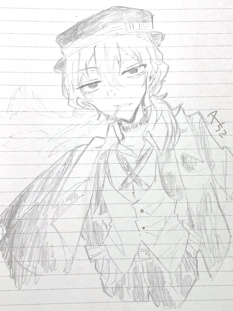 a__tiko's tweet image. 過去絵リメイク　#BSD