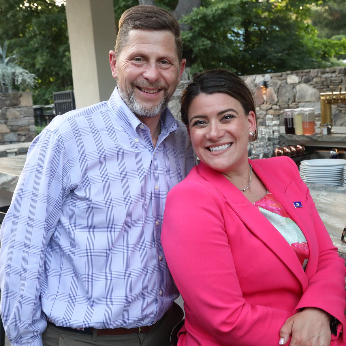 With Jeff Caggiano, Mayor of Bristol last week at my #Erin26 fundraiser. Great man, great Mayor, so genuine in his love for what he does. The best kind of leaders to find! He's on the ballot for  re election this November #vote #bristol #ctpolitics