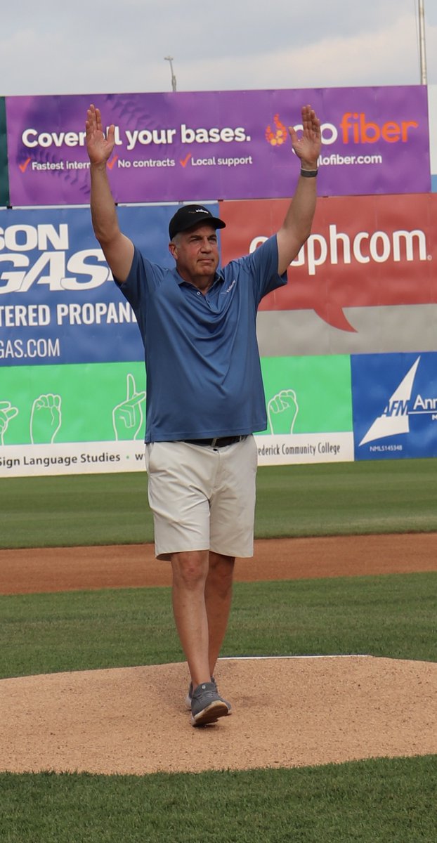 IridiumComm's tweet photo. Only strikes and home runs at Iridium's Family Fun Day! ⚾🛰️ 

Team Iridium had a great game, with @IridiumBoss throwing the first pitch! https://t.co/tWp7lmYhWB