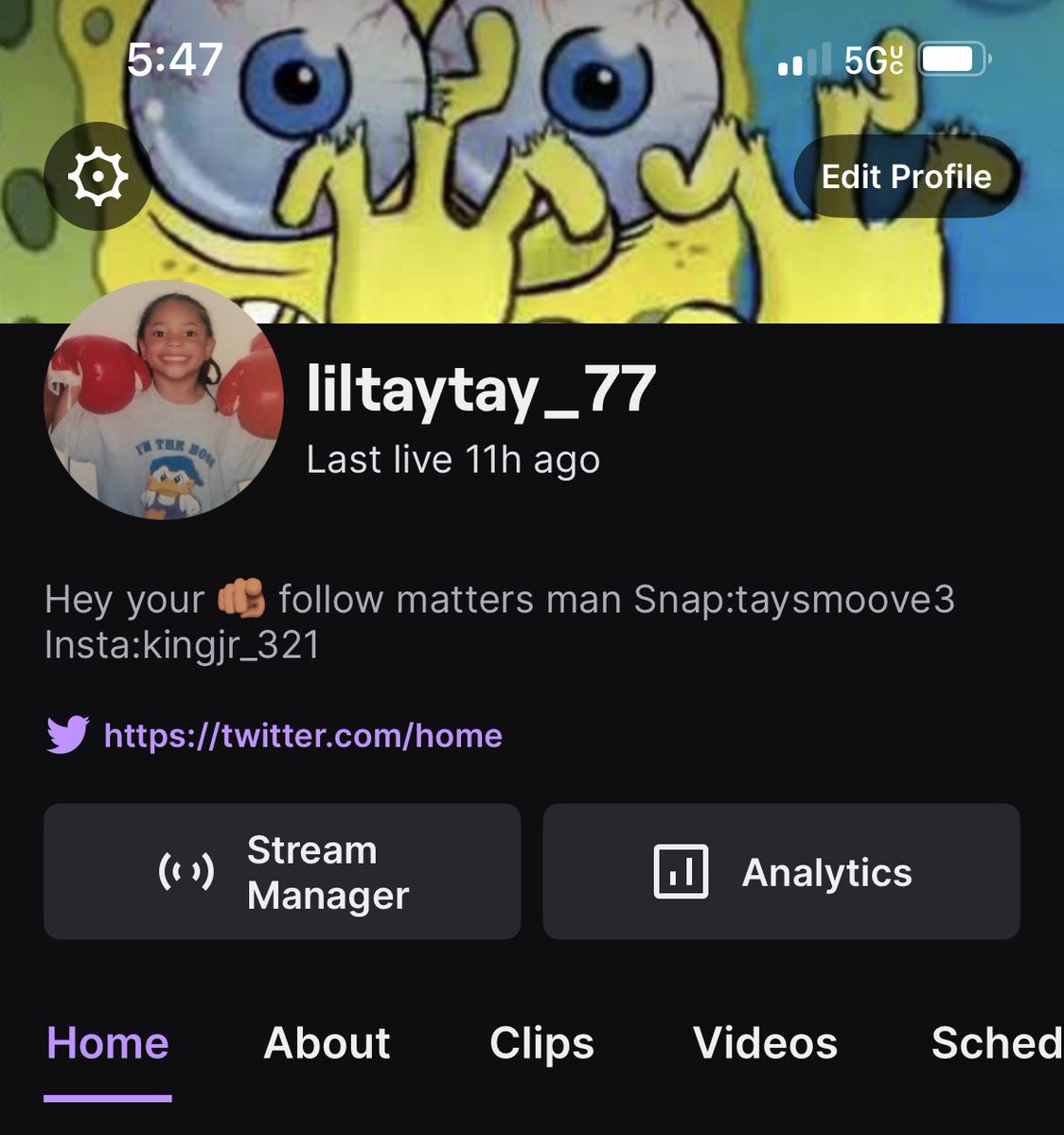nowhere but up frm here starting within a month 😂 #StayTuned #twitch #CallofDuty #NCAA